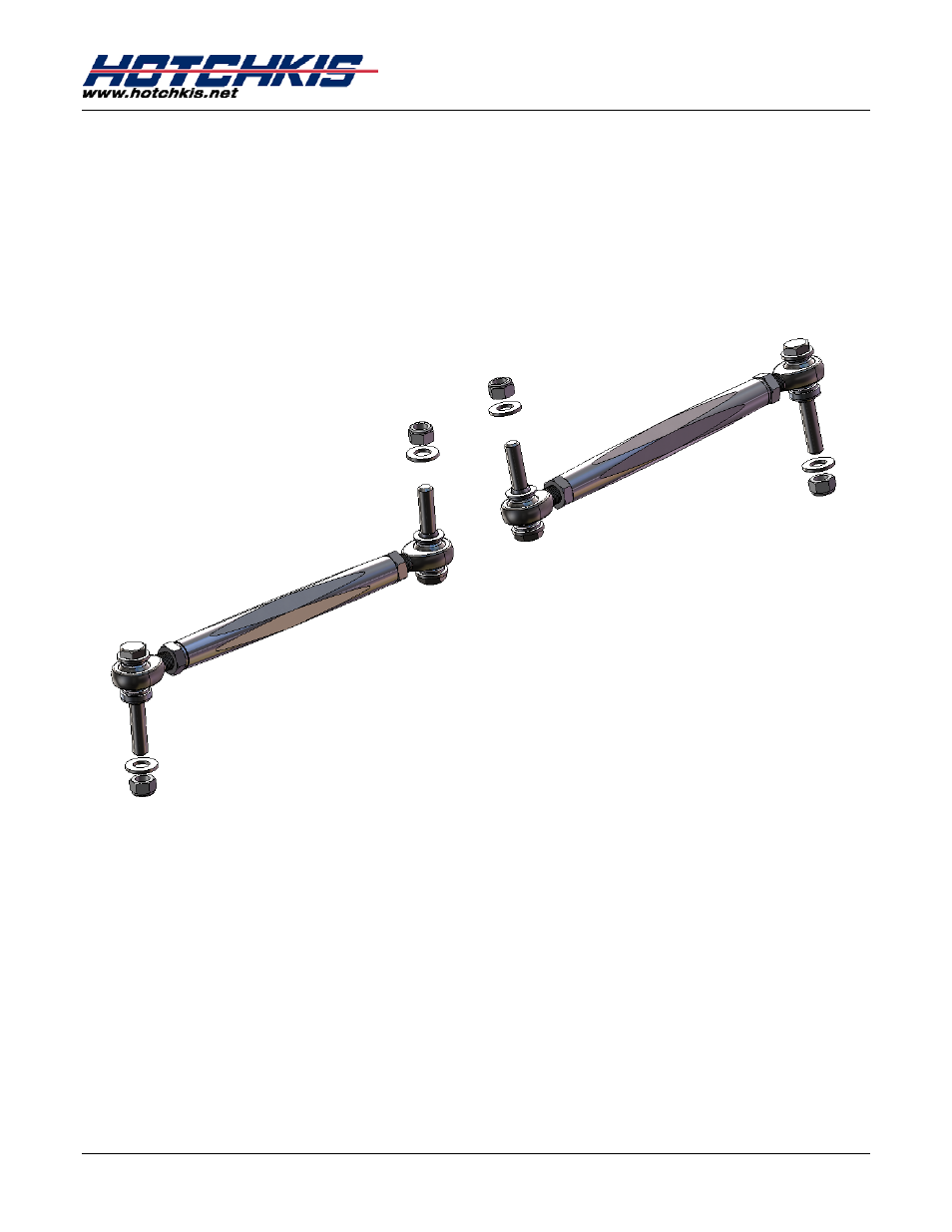 Hotchkis 16366 Premium Steering, Mopar Adjustable Steering Rod Kit User Manual | 7 pages