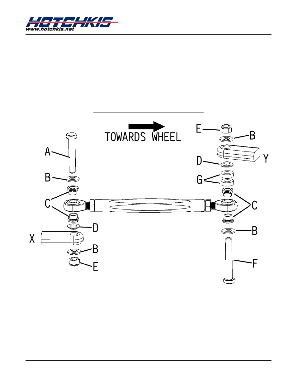 Hotchkis 16366 Premium Steering, Mopar Adjustable Steering Rod Kit User Manual | Page 3 / 7