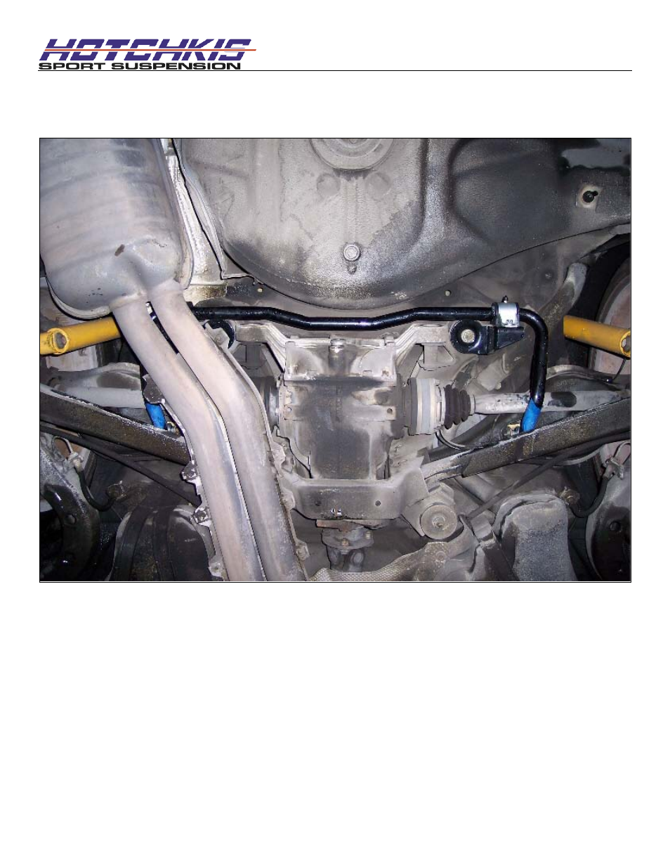 Finish up, Stiffness adjustment | Hotchkis 22835F BMW E36 Front Sway Bar User Manual | Page 10 / 12