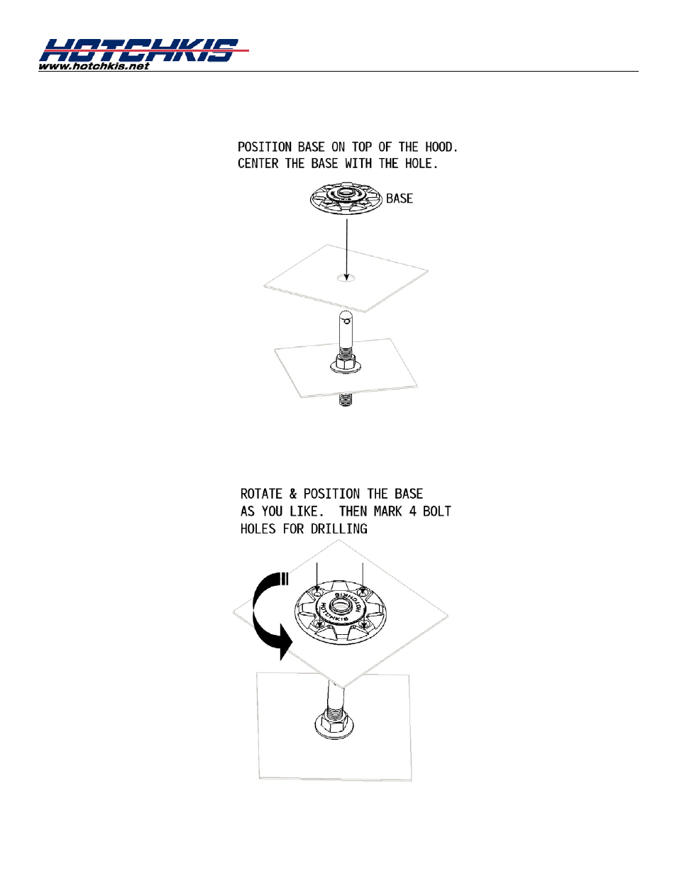 Hotchkis 1760 Quick Release Billet Hood Pin Kit User Manual | Page 3 / 9