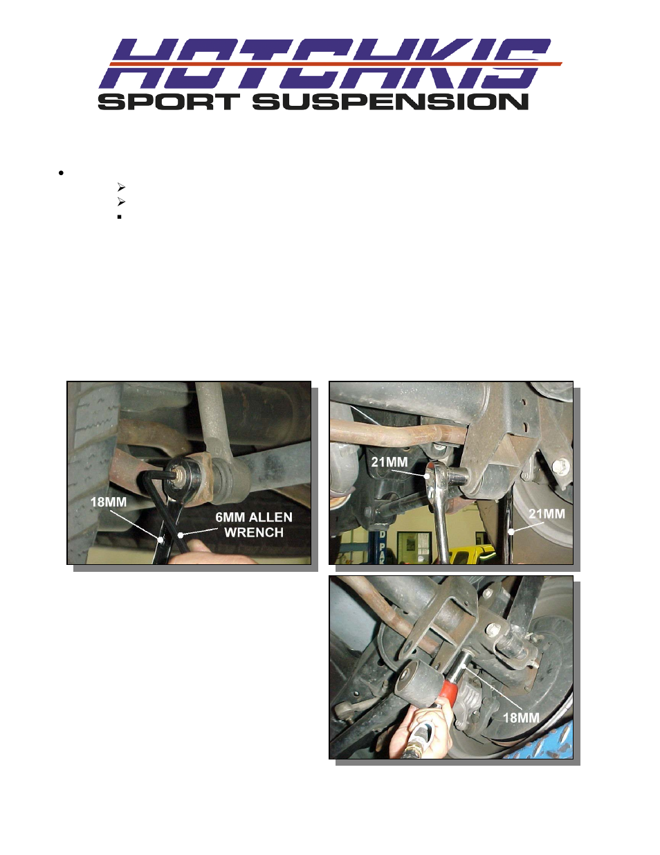 Installation of hotchkis performance rear sway bar | Hotchkis 2290 SSR Sway Bar Set User Manual | Page 5 / 10