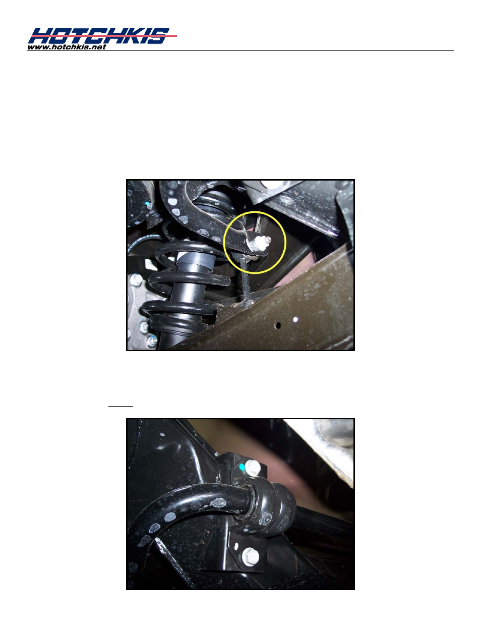 Hotchkis 22110F Sway Bars, Front, 10-11 Camaro, Competition User Manual | Page 6 / 9