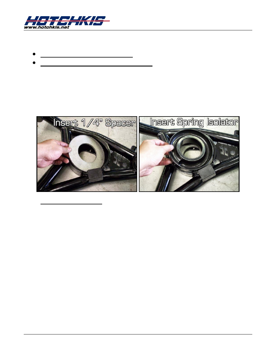 Hotchkis 1104 Tubular Lower A-Arms 64-72 GM A-Body User Manual | Page 8 / 15