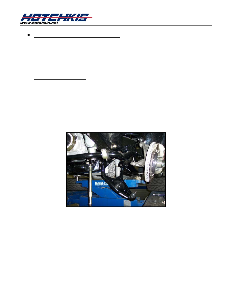 Hotchkis 1104 Tubular Lower A-Arms 64-72 GM A-Body User Manual | Page 9 / 15