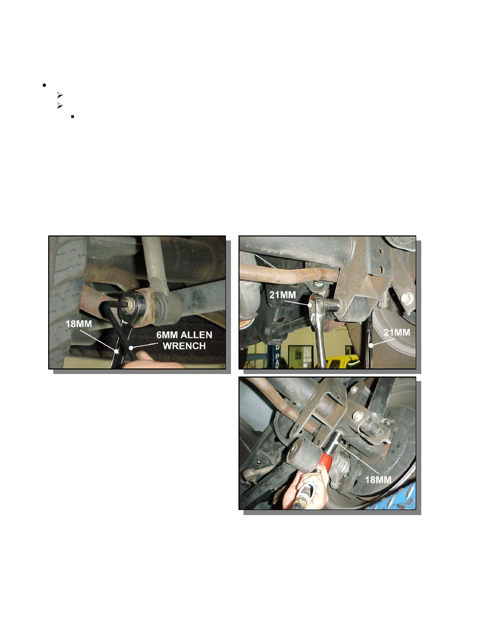 Installation of hotchkis performance rear sway bar | Hotchkis 2272 Trailblazer Rear Sport Sway Bar User Manual | Page 3 / 8