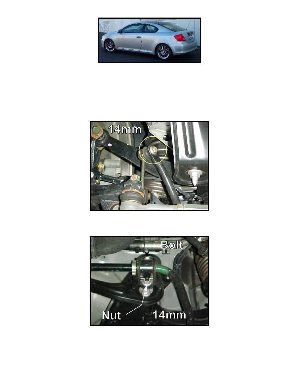 Installation of hotchkis rear sway bar | Hotchkis 22425 Scion TC Sport Sway Bar Set User Manual | Page 8 / 13