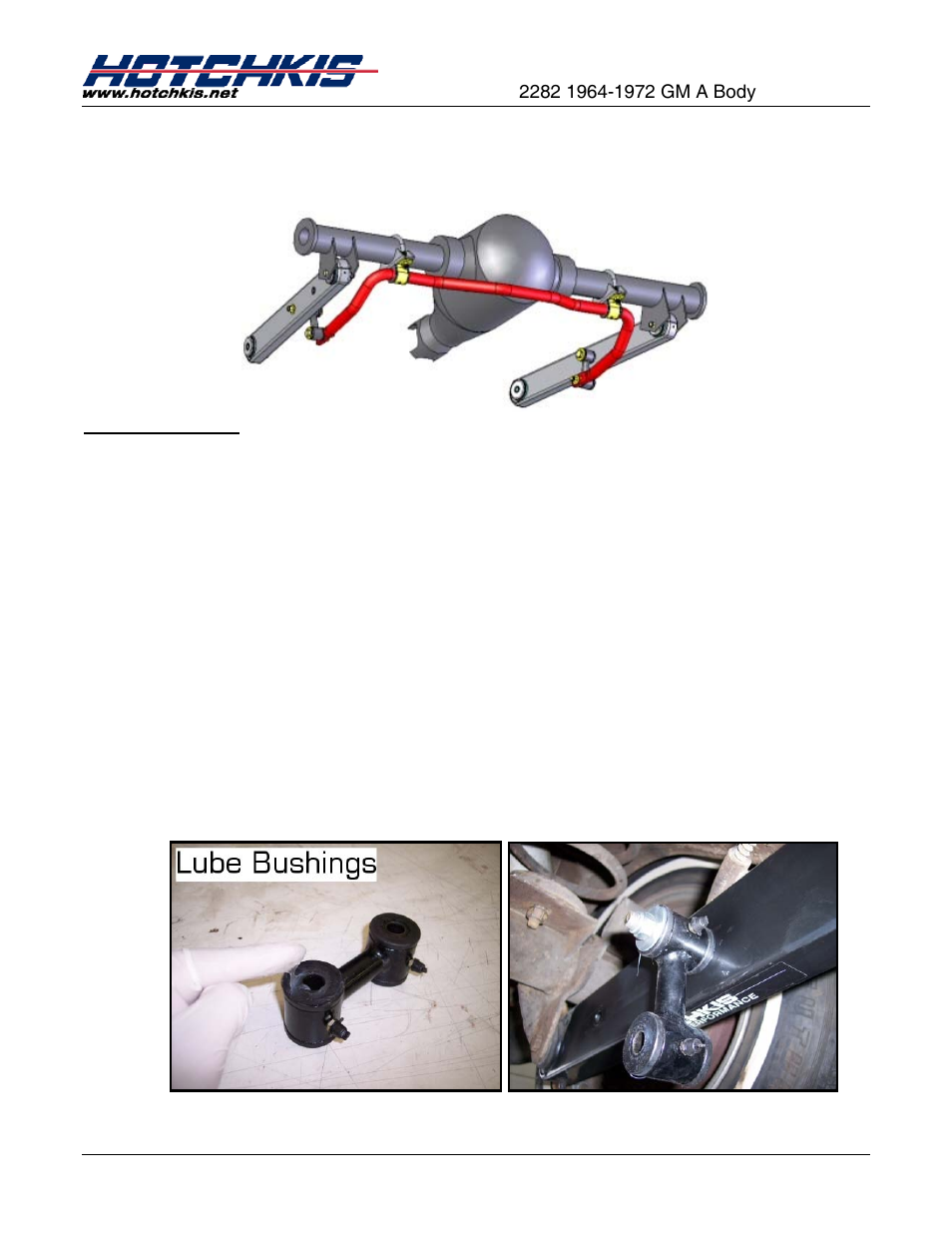 Rear bar installation | Hotchkis 89009 TVS System, Extreme, 78-88 GM A, G-Body, Small Block, 1" Drop User Manual | Page 23 / 29