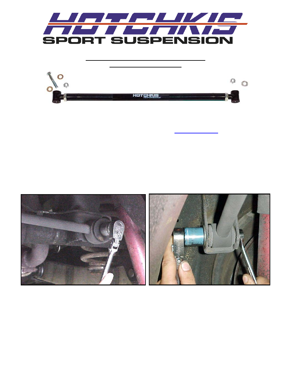 Hotchkis 1513 Panhard Rod, 59-64 GM B-Body User Manual | 7 pages