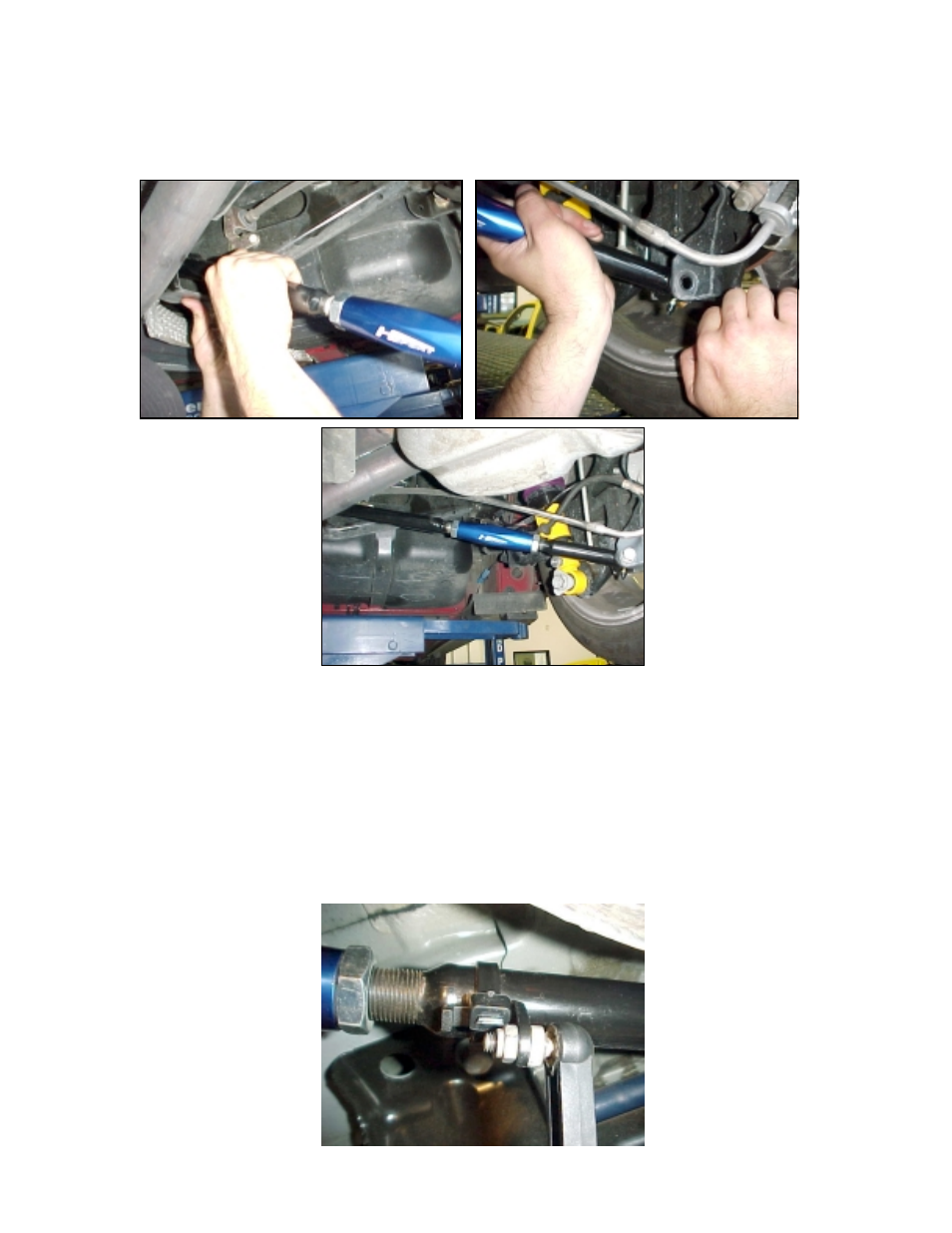 Upper arm installation | Hotchkis 13810 Mini Cooper Competition Rear Camber Links User Manual | Page 3 / 4