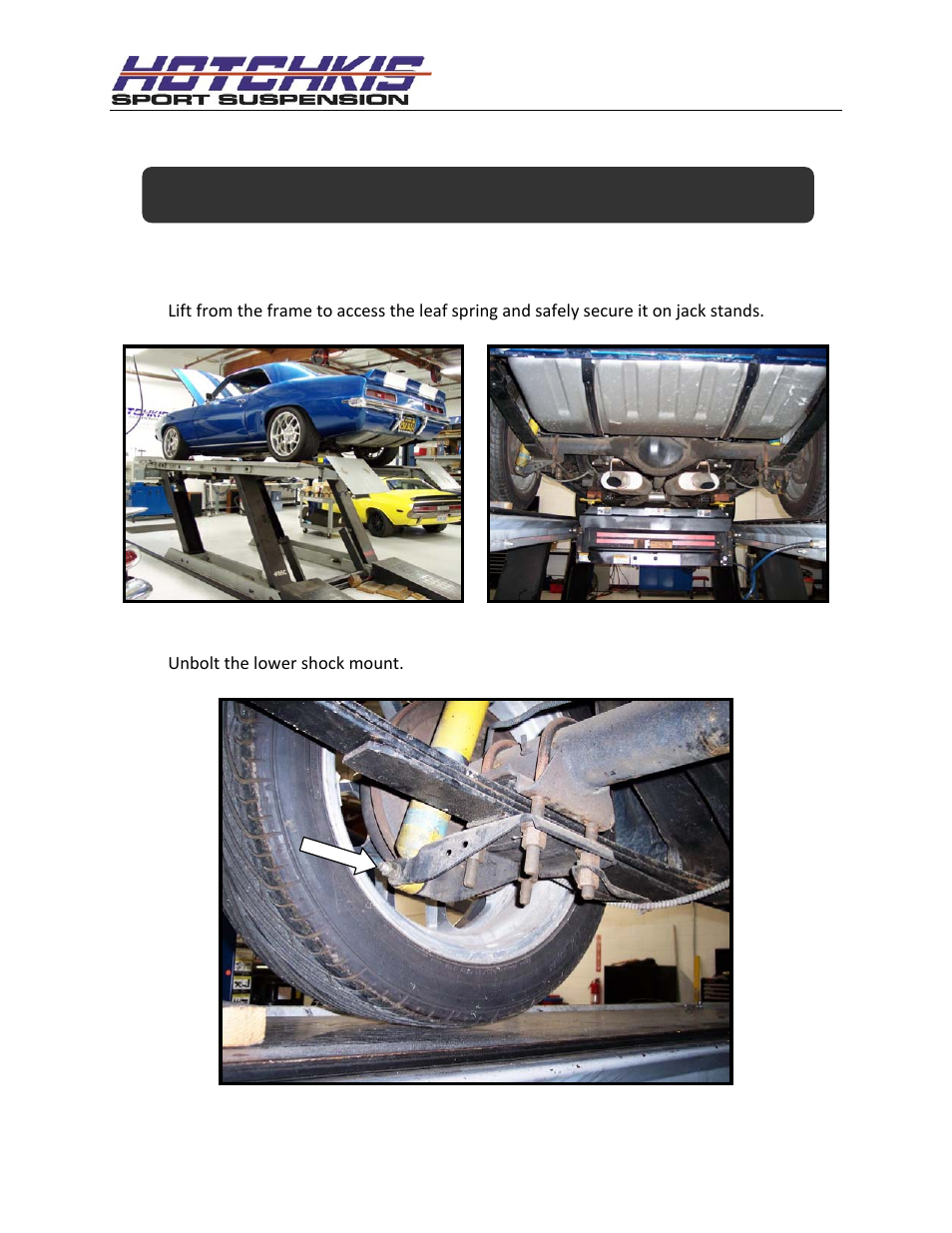 Installation of hotchkis leaf spring pivot bushing | Hotchkis 21016 PIVOT BUSHING KIT 67-69 GM F-BODY User Manual | Page 2 / 15