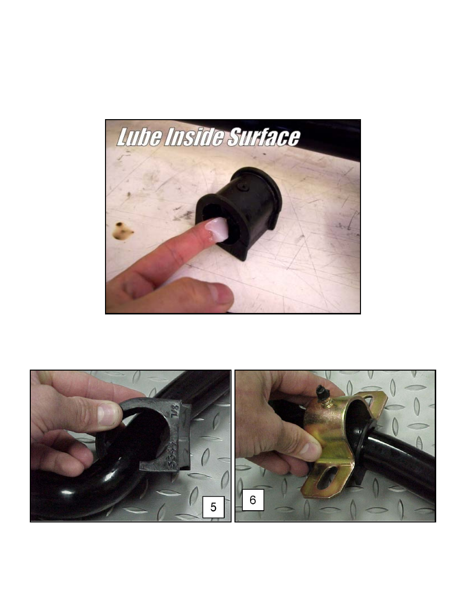 Rear bar installation | Hotchkis 2236F Sway Bars, Front, 70-81 GM F-Body, Sport User Manual | Page 5 / 21
