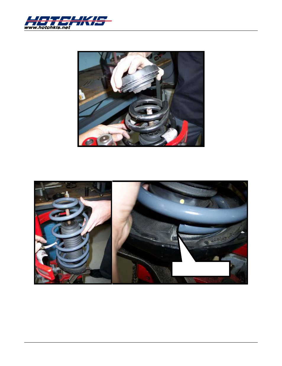 No gap here | Hotchkis 19110 Coil Springs, Set, 10-13 Camaro, 1" Drop User Manual | Page 5 / 14