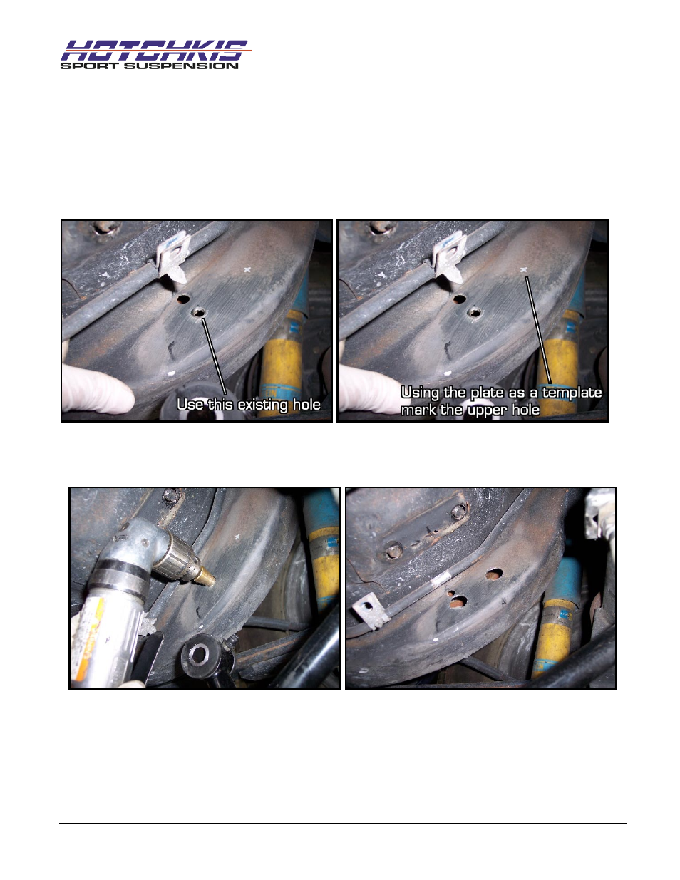 Install frame rail reinforcements | Hotchkis 2236RSPK Sway Bars, Rear, Mounting Upgrade, 70-81 GM F-Body User Manual | Page 4 / 11