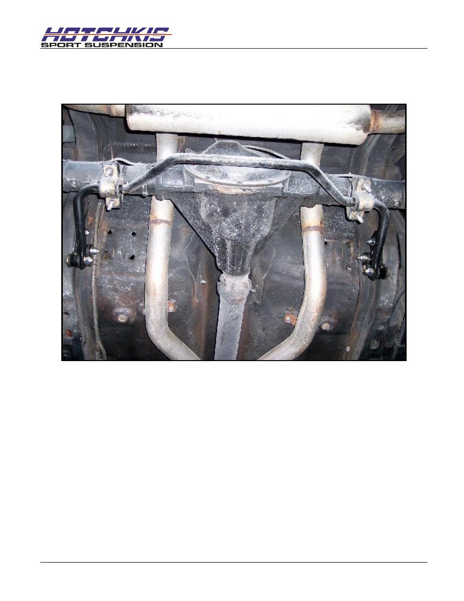 Hotchkis 2236RSPK Sway Bars, Rear, Mounting Upgrade, 70-81 GM F-Body User Manual | Page 9 / 11
