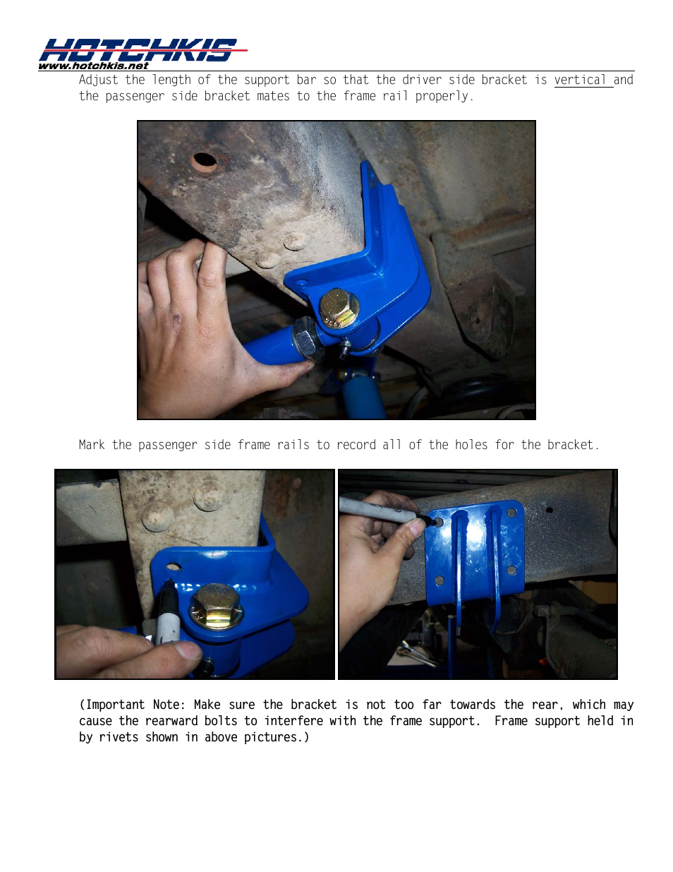 Hotchkis 18390 Rear Suspension Package, Adjustable, 63-72 C-10 User Manual | Page 16 / 23