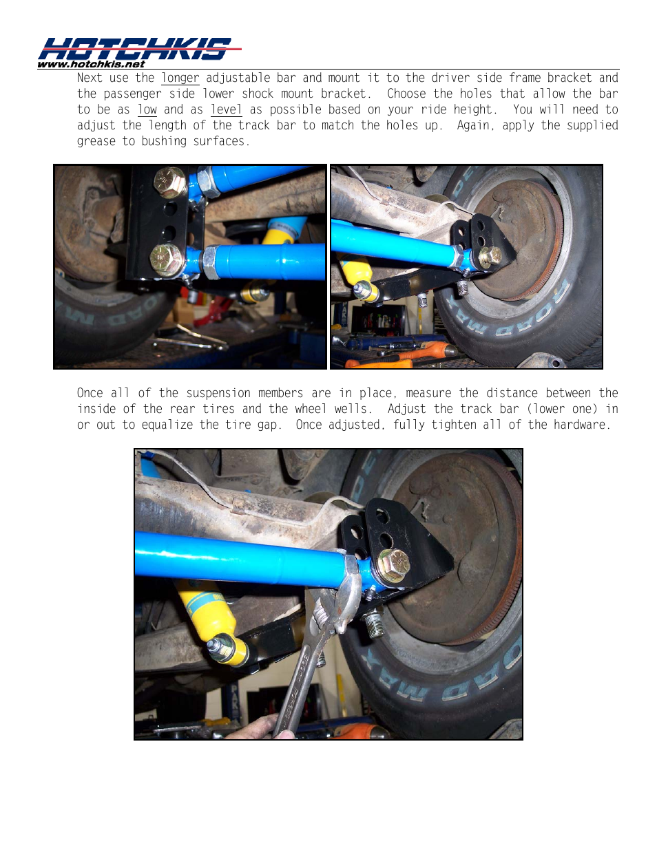 Hotchkis 18390 Rear Suspension Package, Adjustable, 63-72 C-10 User Manual | Page 19 / 23