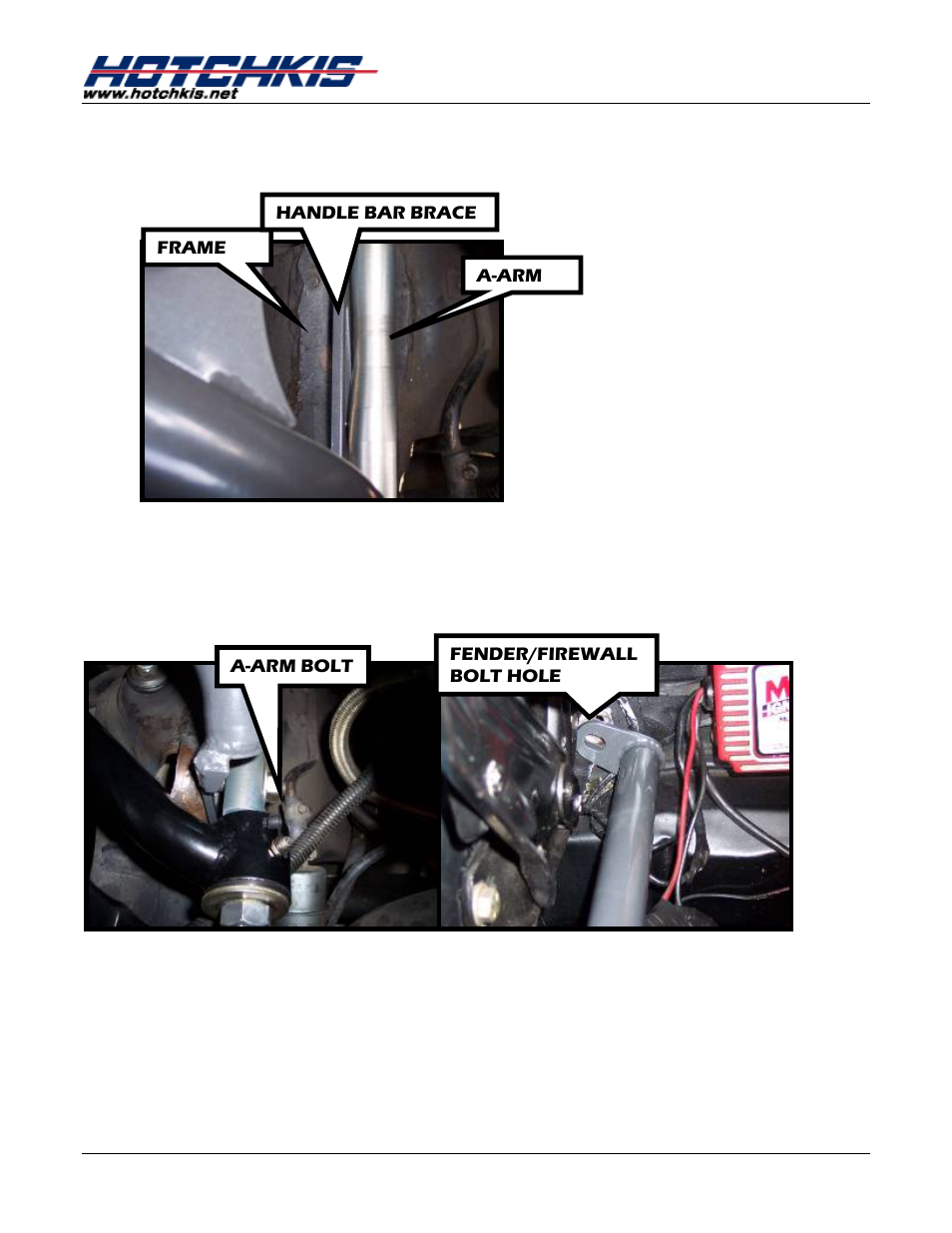 Hotchkis 20101 Chassis, Max Handle Bars, 67-69 Camaro & 68-74 Nova X-Body User Manual | Page 3 / 4
