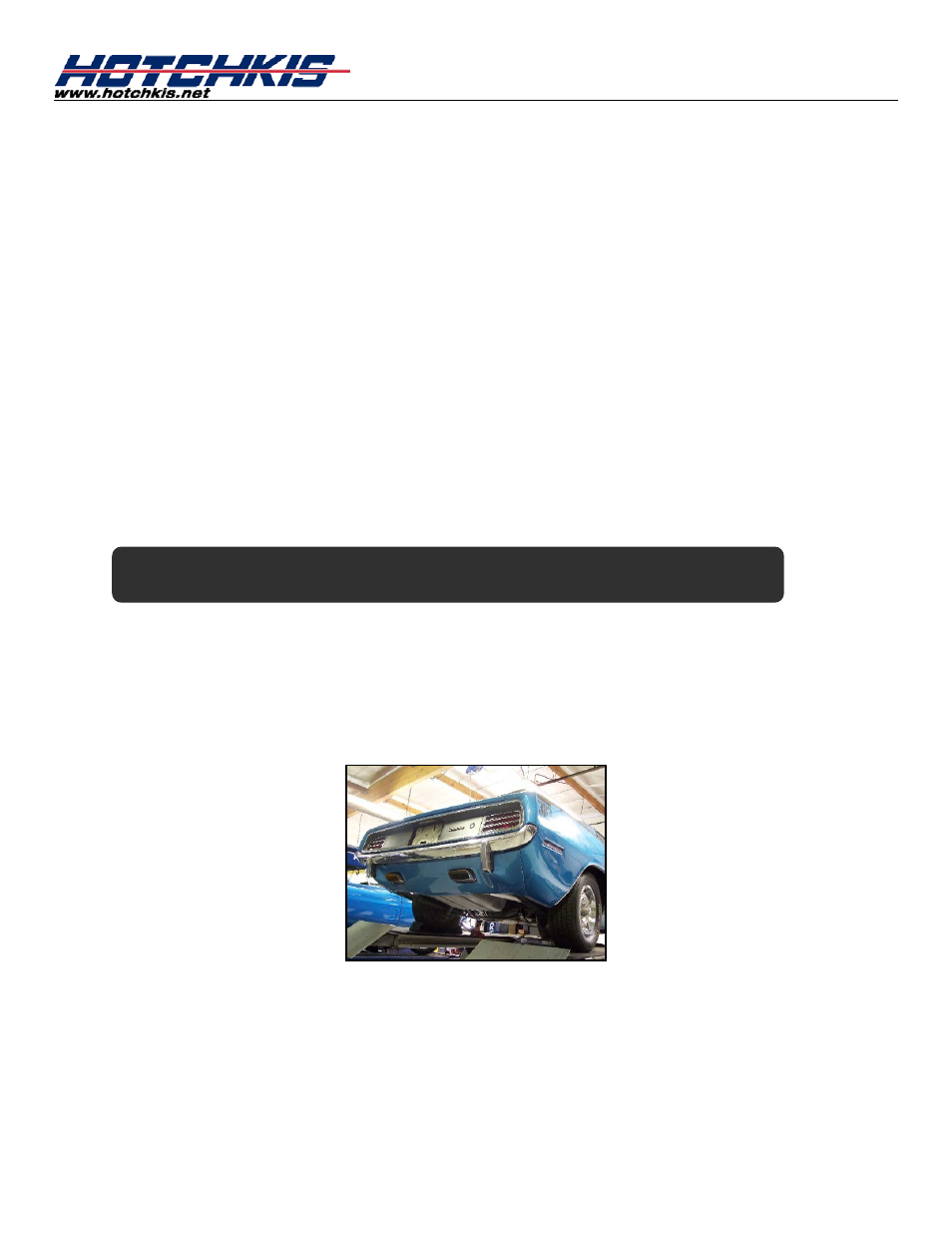 Installation of hotchkis rear sway bar, 1r. raise the vehicle, remove rear bar, 2r. install axle brackets | 3r. install bushings & brackets, 4r. attach bar to axle | Hotchkis 80111 TVS System, 70-74 Dodge Challenger User Manual | Page 33 / 65