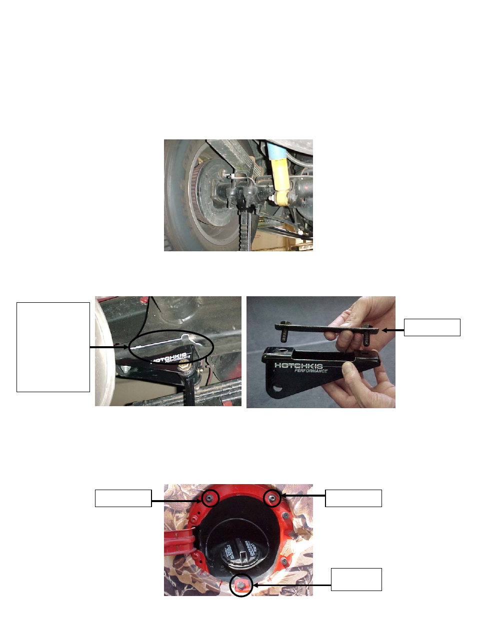 Rear installation instuctions | Hotchkis 2231 1999-2005 GM 1500 4x4 Pick Up Sport Sway Bars, Lowered User Manual | Page 2 / 7