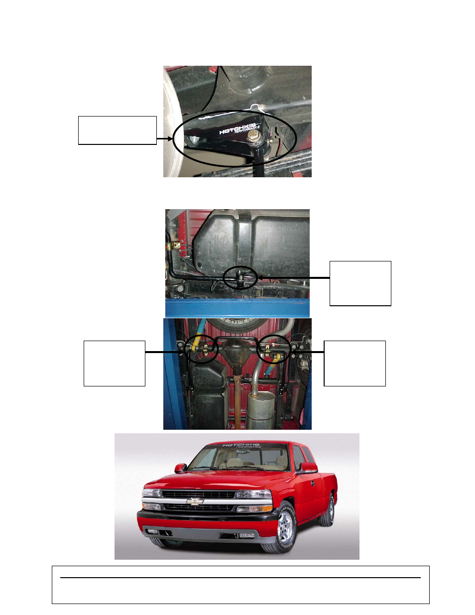 Hotchkis 2231 1999-2005 GM 1500 4x4 Pick Up Sport Sway Bars, Lowered User Manual | Page 4 / 7