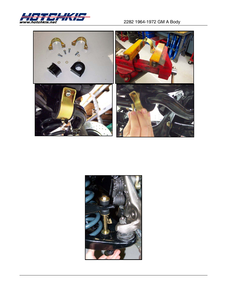 Hotchkis 89005 TVS System, Extreme, 68-70, GM A-Body, Big Block User Manual | Page 28 / 35