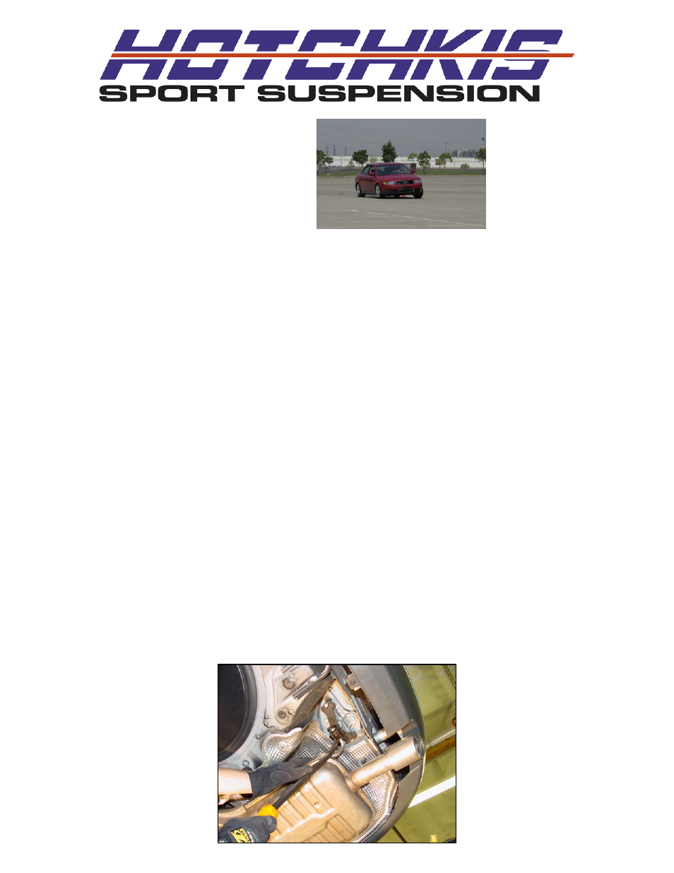 Hotchkis 22832R Audi RS4 Sport Rear Sway Bar User Manual | 8 pages