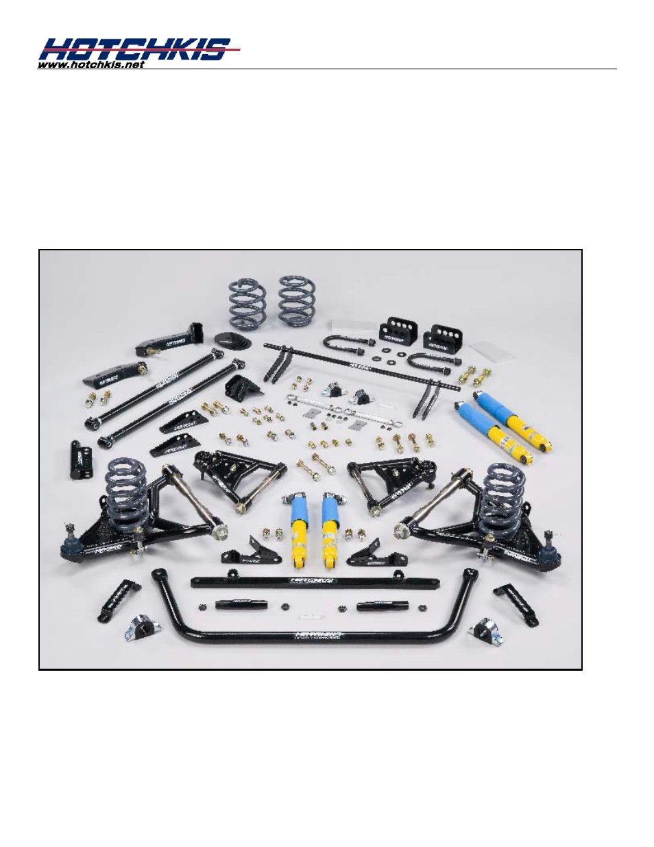 Hotchkis 80390 TVS System, Stage 1, 67-72 C-10 Small Block, 4'-6' Drop, 2WD User Manual | Page 13 / 100