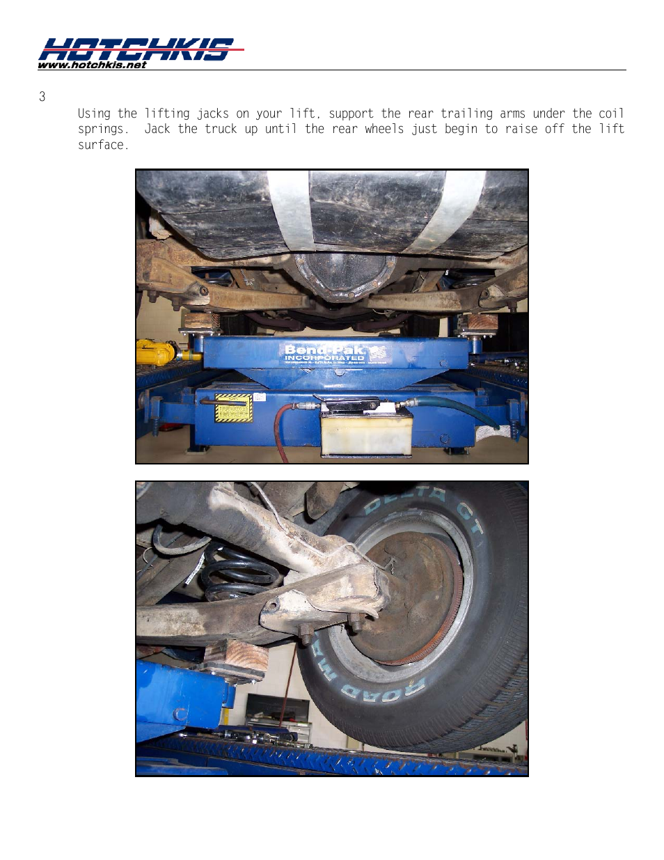 Support the trailing arms | Hotchkis 80390 TVS System, Stage 1, 67-72 C-10 Small Block, 4'-6' Drop, 2WD User Manual | Page 28 / 100