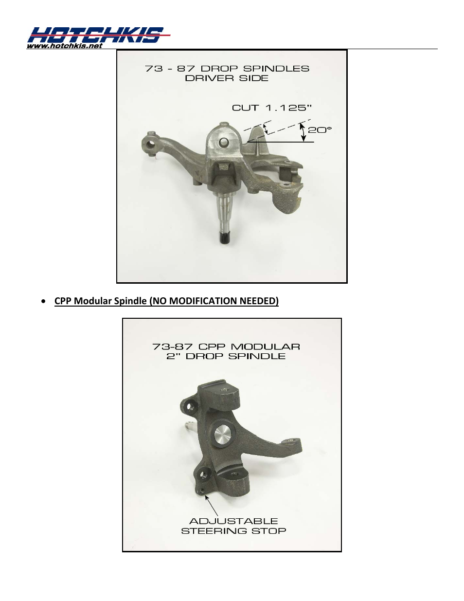 Hotchkis 80390 TVS System, Stage 1, 67-72 C-10 Small Block, 4'-6' Drop, 2WD User Manual | Page 3 / 100