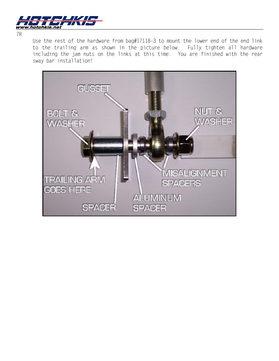 Finish mounting the end link | Hotchkis 80390 TVS System, Stage 1, 67-72 C-10 Small Block, 4'-6' Drop, 2WD User Manual | Page 78 / 100