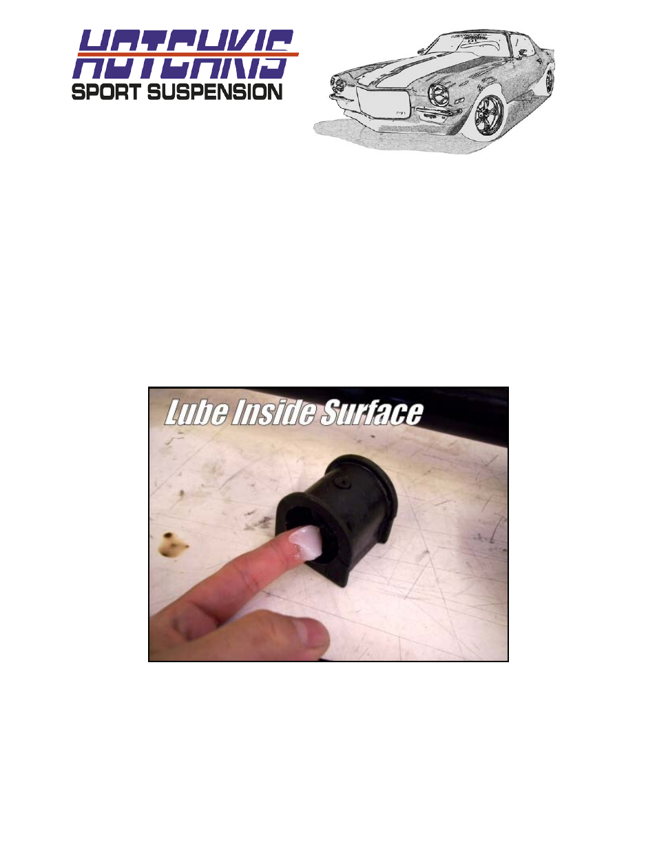 Hotchkis 2236R Sway Bars, Rear, 70-81 GM F-Body, Sport User Manual | 18 pages