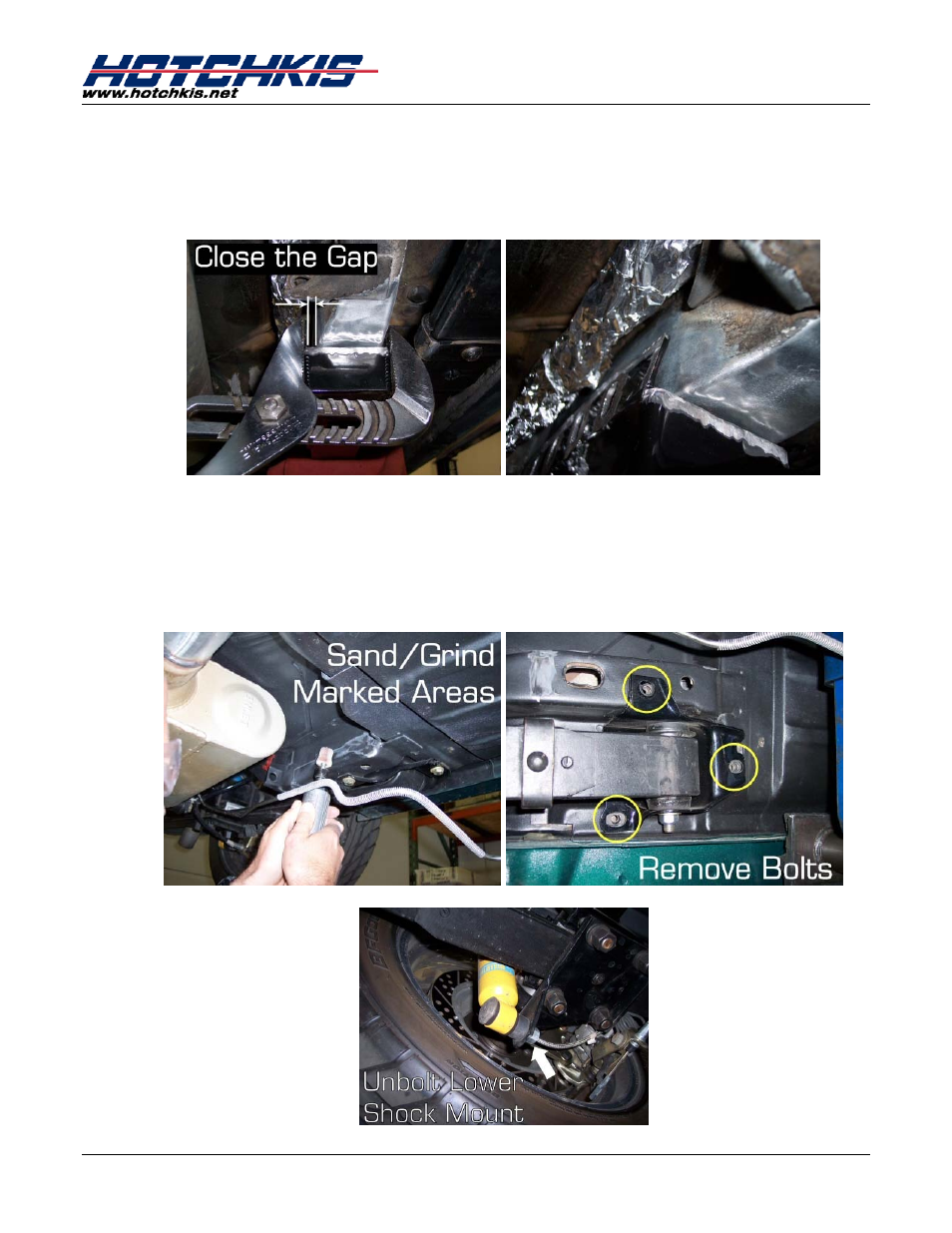 Hotchkis 4007 Chassis, Subframe Connector Set, Coupe, 67-69 Camaro-Firebird F-Body User Manual | Page 6 / 14