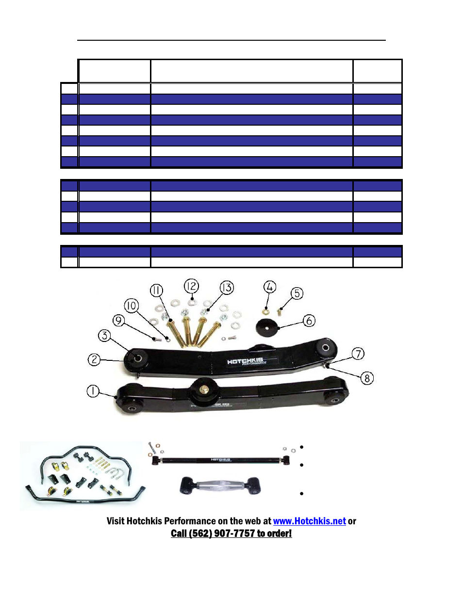Hotchkis 1822 Rear Suspension Package, Adjustable, Dual Upper, 67-70 GM B Body User Manual | Page 13 / 24