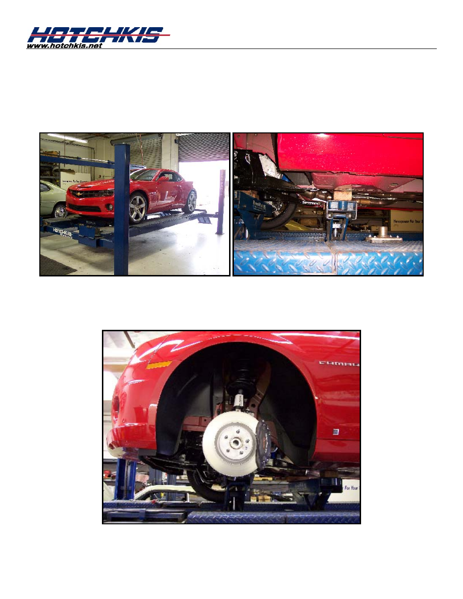 Hotchkis 22109 Sway Bars, Set, 10-11 Camaro, Sport User Manual | Page 2 / 11