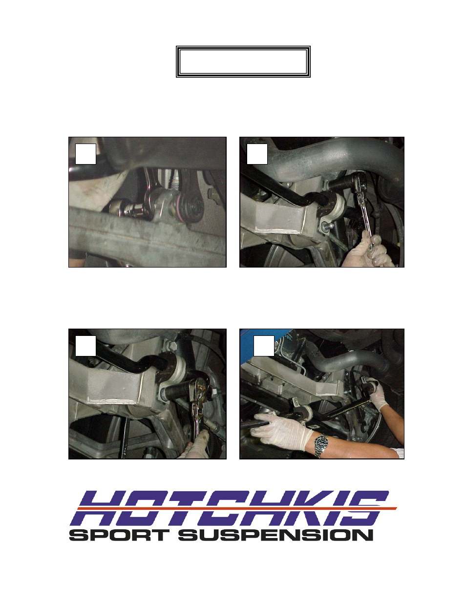 Hotchkis 2284 Corvette C6-ZO6 Sport Sway Bar Set User Manual | Page 4 / 9