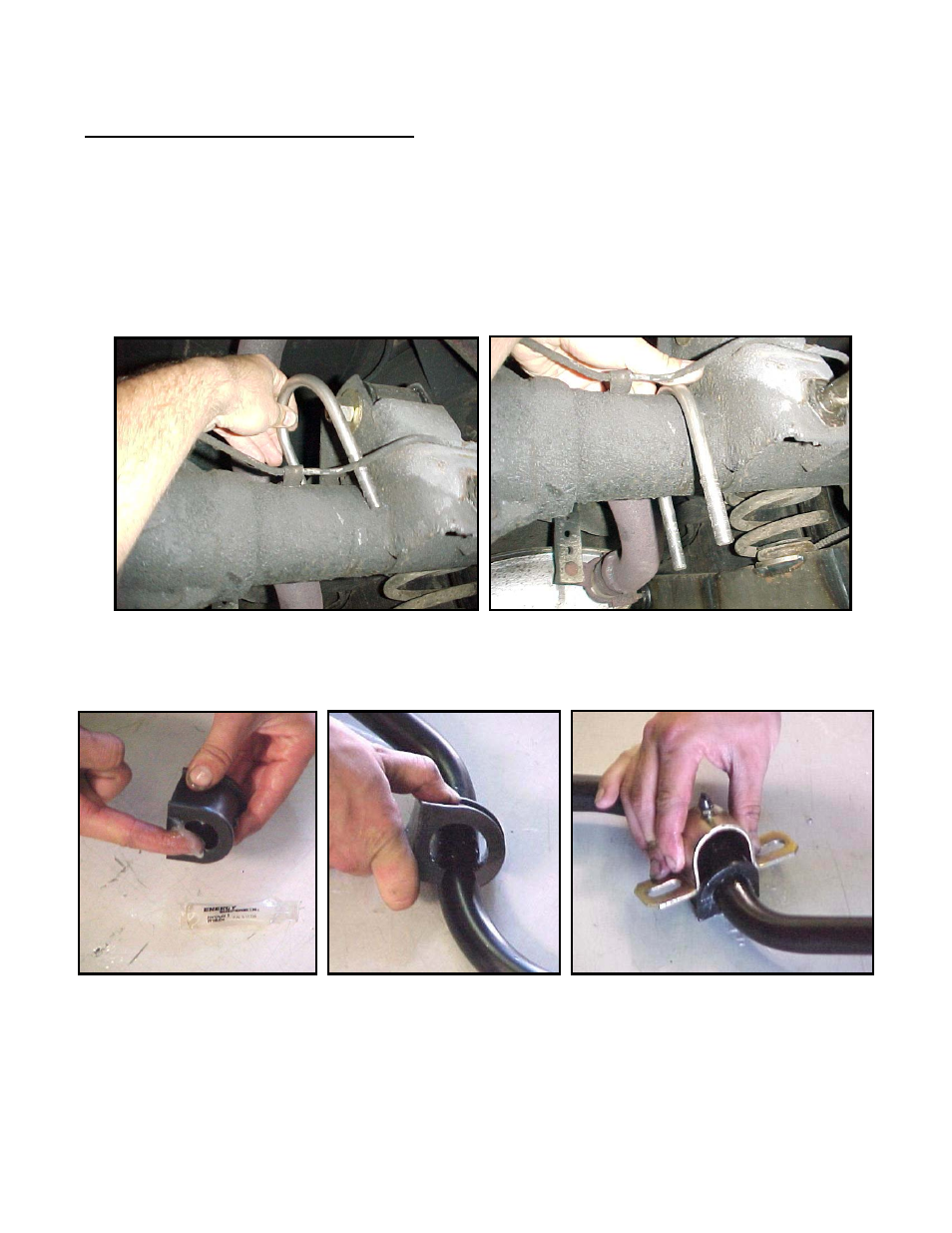 This installation will require drilling | Hotchkis 2273 Sway Bars, Set, 67-70 GM B-Body, Sport User Manual | Page 7 / 15