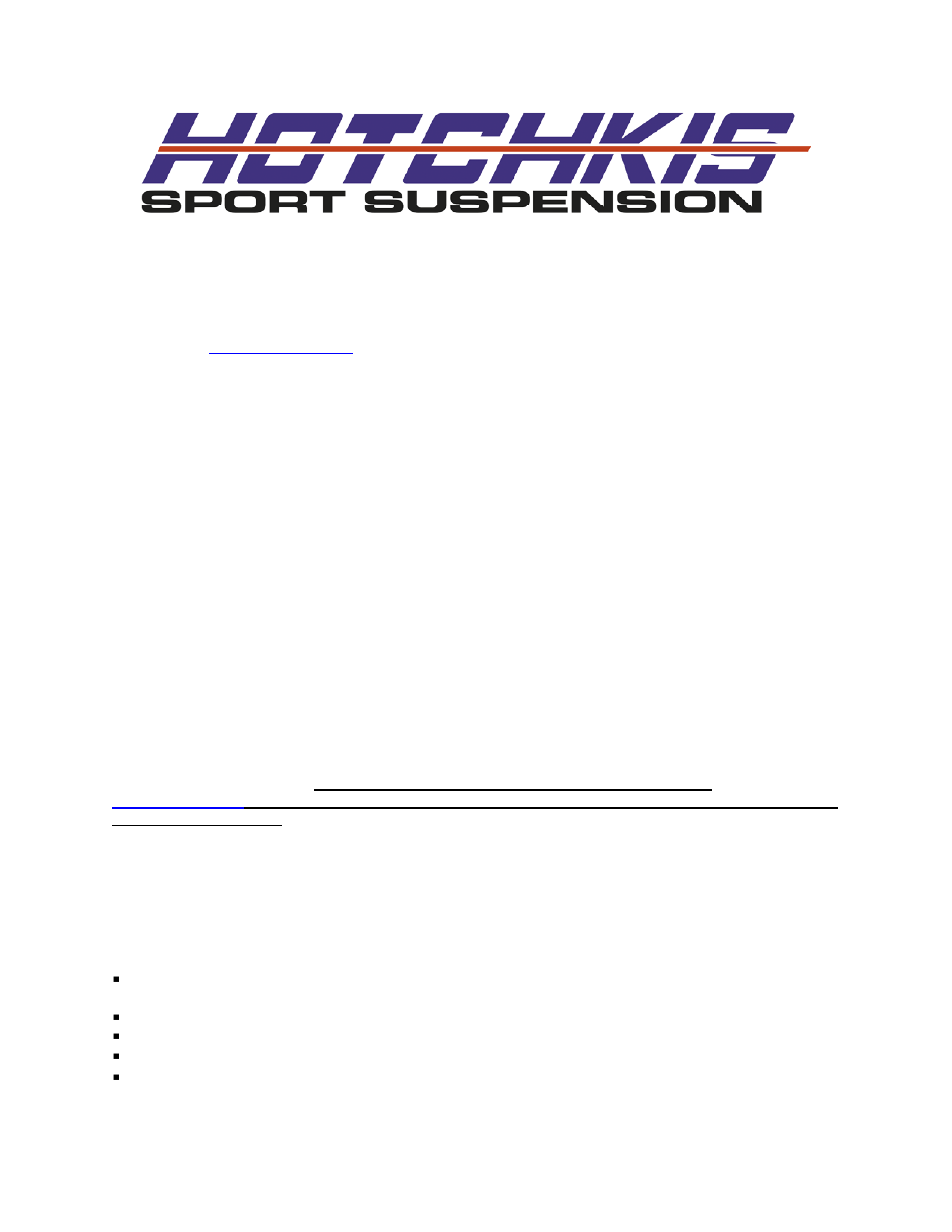 Installed in any vehicle that has been modified, Hotchkis performance llc, Return policy & limited warranty | Hotchkis 1803A Rear Suspension Package, Adjustable, 68-72 GM A Body User Manual | Page 17 / 19