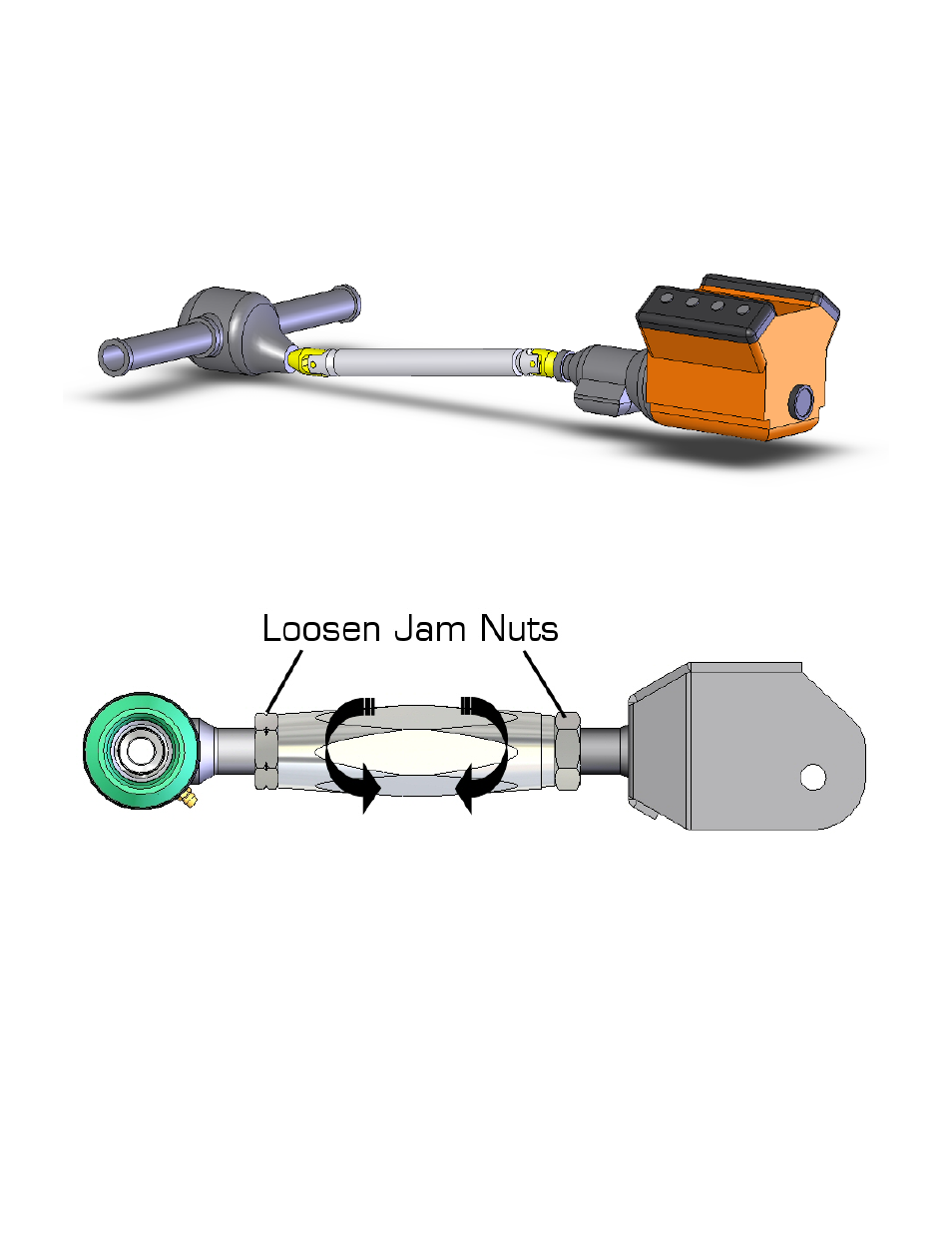 Setting pinion angle | Hotchkis 1803A Rear Suspension Package, Adjustable, 68-72 GM A Body User Manual | Page 2 / 19