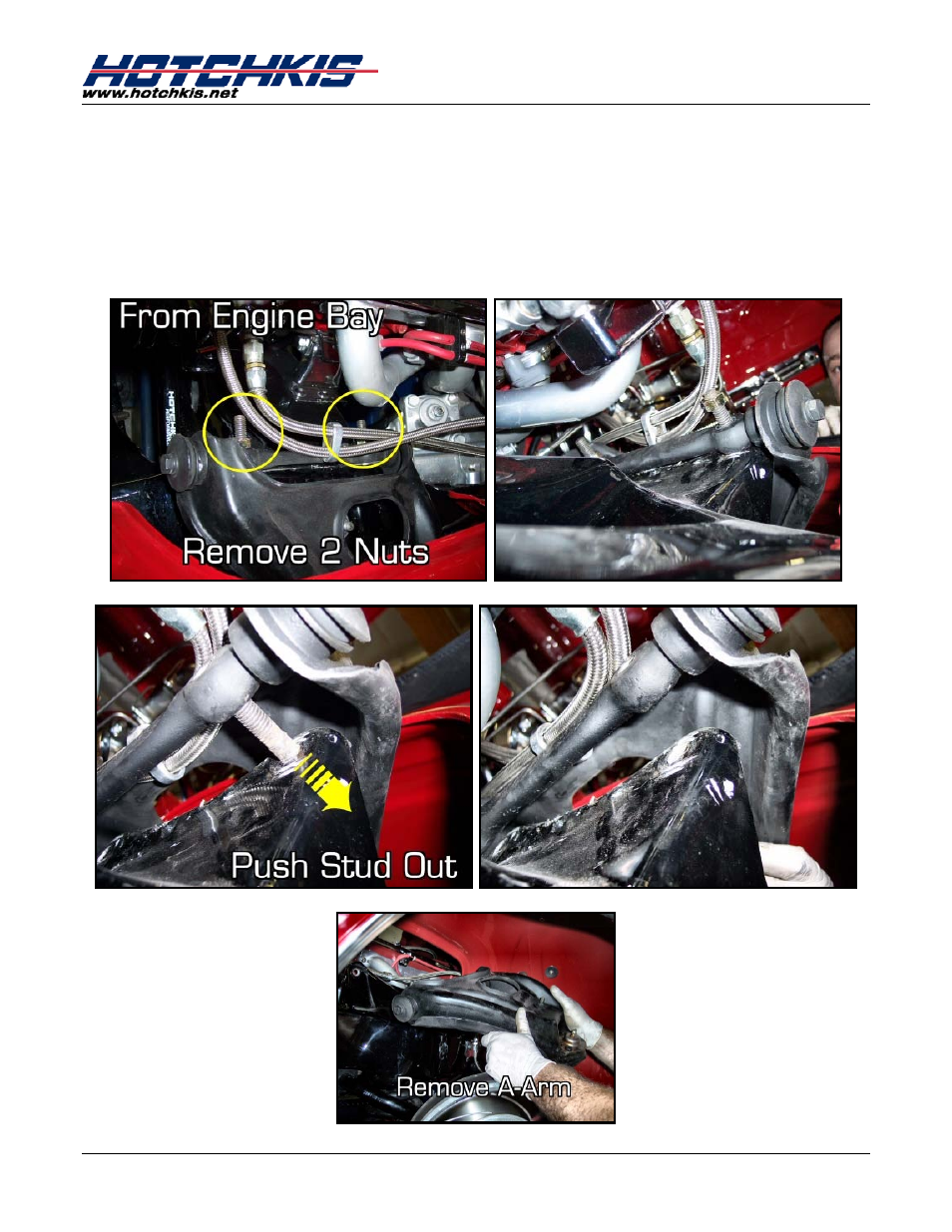 Hotchkis 1107 Tubular Upper Control Arms, GM 67-69 F-Body, GM 68-74 X-Body User Manual | Page 5 / 11