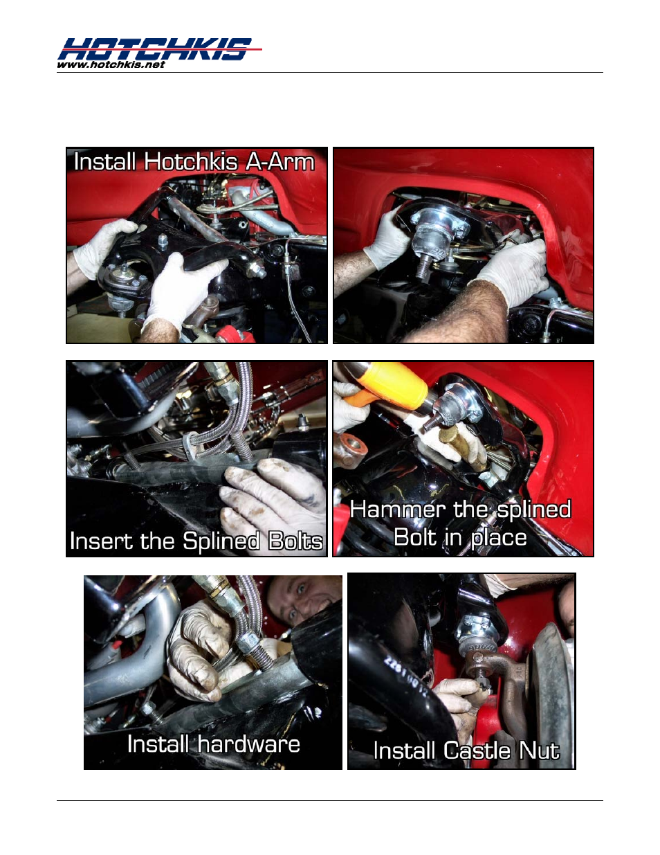 Hotchkis 1107 Tubular Upper Control Arms, GM 67-69 F-Body, GM 68-74 X-Body User Manual | Page 6 / 11