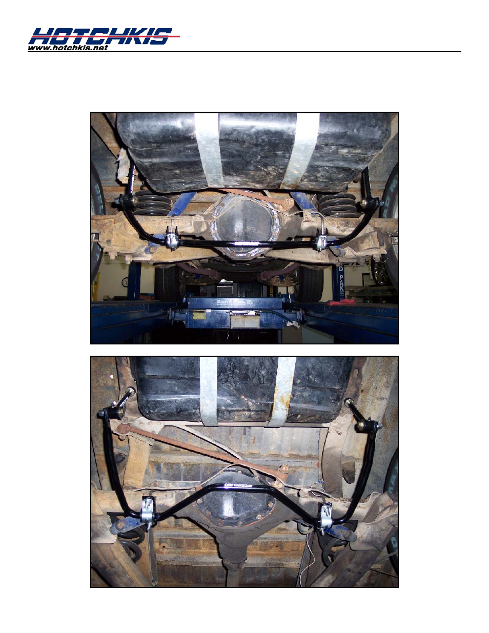 Double check hardware | Hotchkis 22108 Sway Bars, Front, 63-72 C-10, Sport User Manual | Page 16 / 18