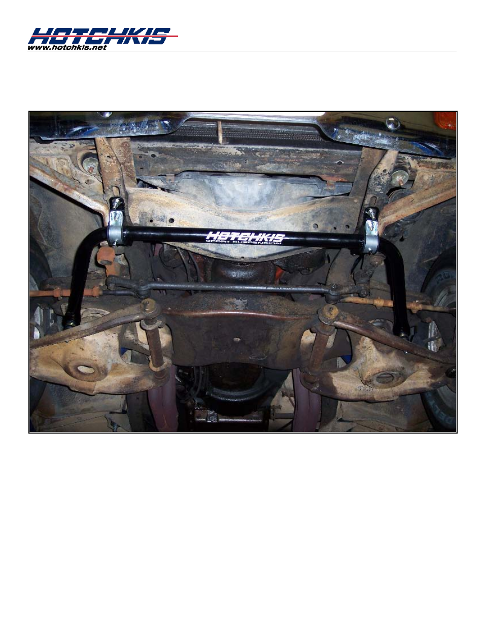Finish up | Hotchkis 22108 Sway Bars, Front, 63-72 C-10, Sport User Manual | Page 8 / 18