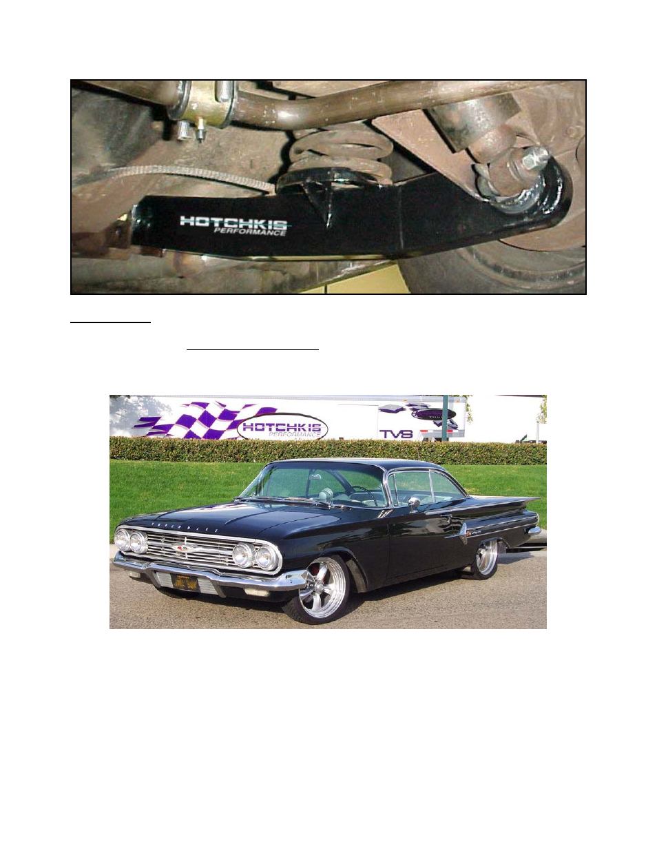 See next page for parts list | Hotchkis 1820 Rear Suspension Package, Adjustable, Single Upper, 59-64 GM B Body User Manual | Page 12 / 23