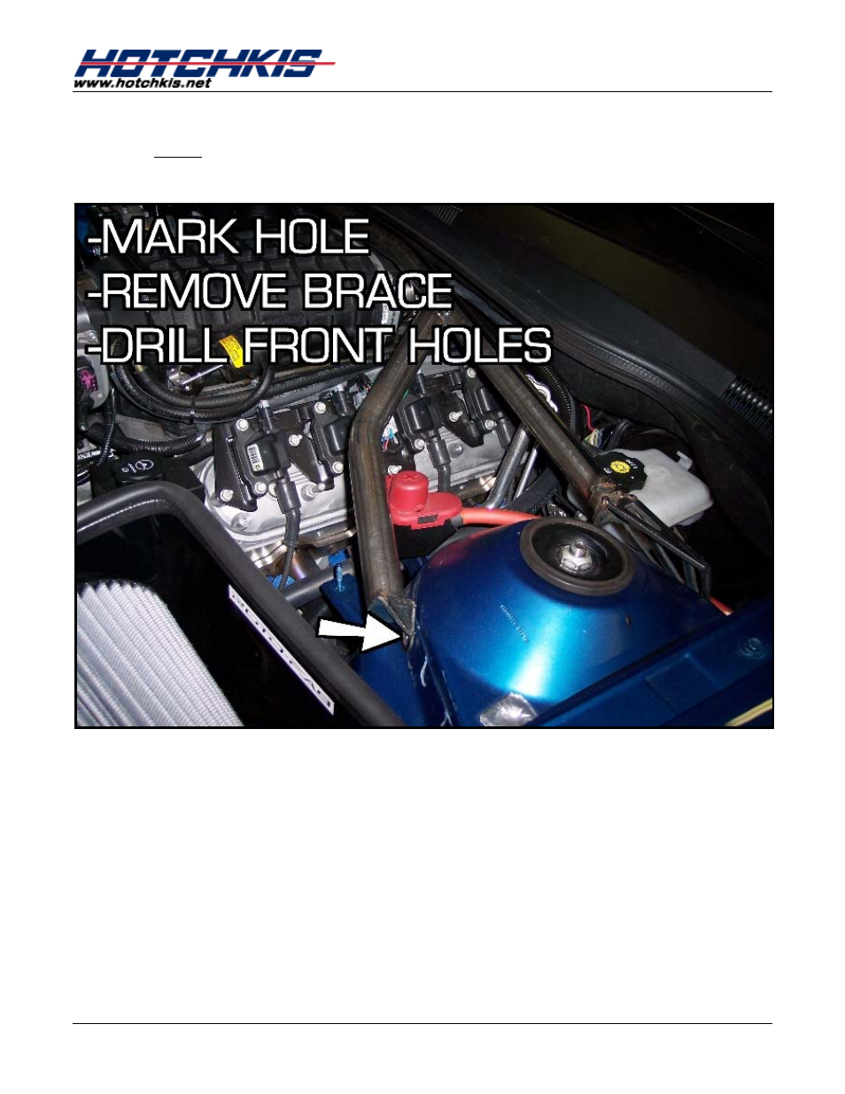 Hotchkis 20109 Chassis, Max Strut Tower Brace, 10-11 Camaro User Manual | Page 8 / 11
