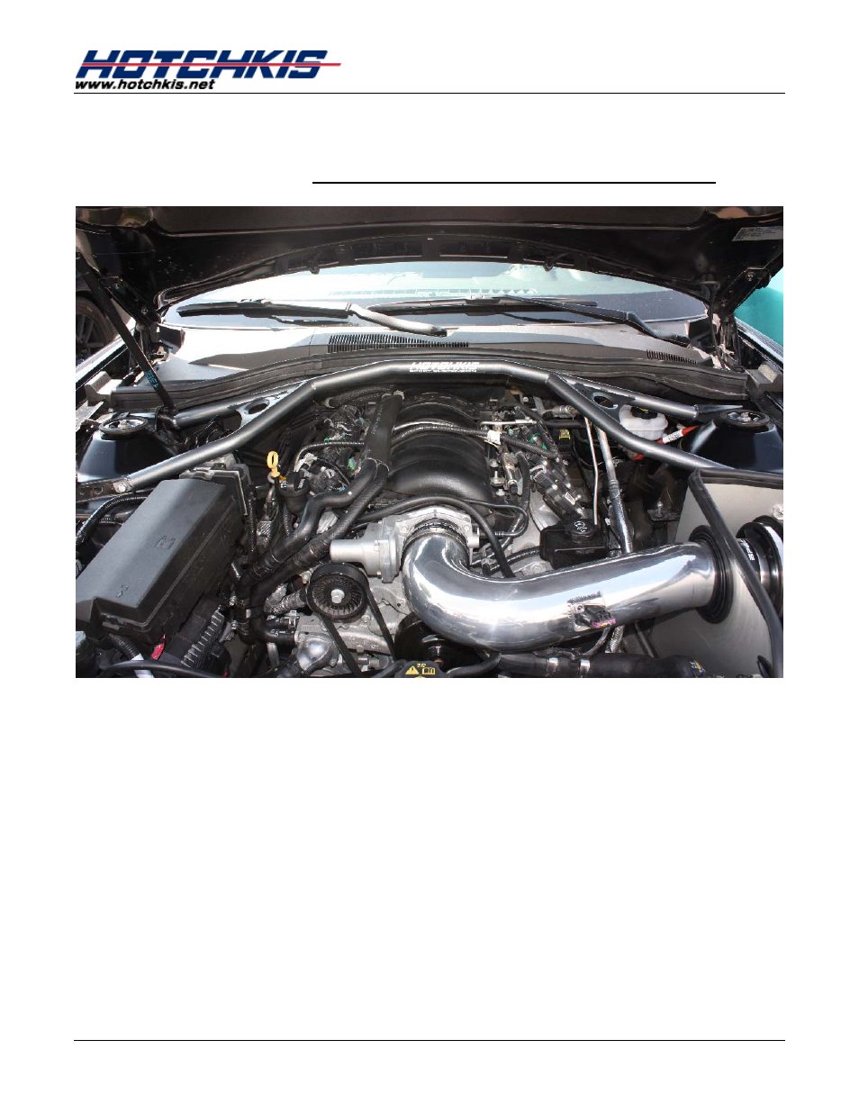 Hotchkis 20109 Chassis, Max Strut Tower Brace, 10-11 Camaro User Manual | Page 9 / 11