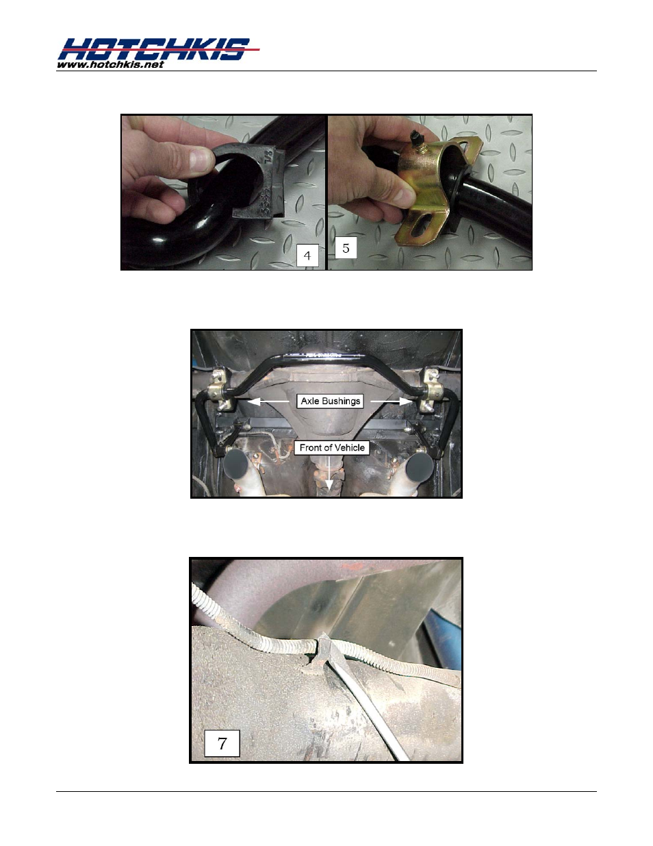 Hotchkis 2207RC Sway Bars, Rear, 67-69 Camaro-Firebird GM F-Body, Sport User Manual | Page 3 / 12