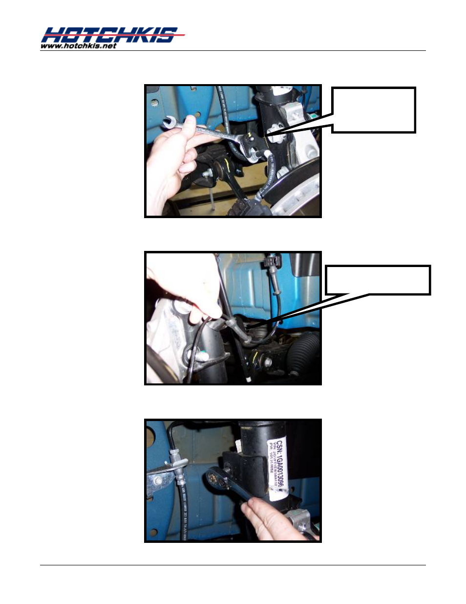 Abs bracket, Brake line bracket | Hotchkis 38109 Coil Springs, Front, Strut Spacer, 10-13 Camaro, 1-2" Lift User Manual | Page 2 / 5