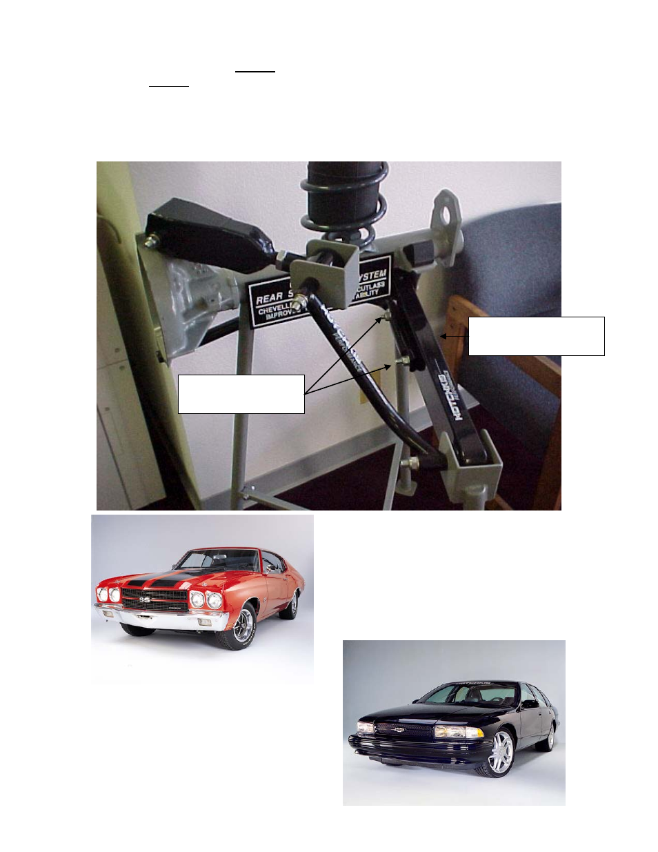 Hotchkis 1801 1982-2002 GM F-Body Rear Suspension Pckg. User Manual | Page 2 / 11