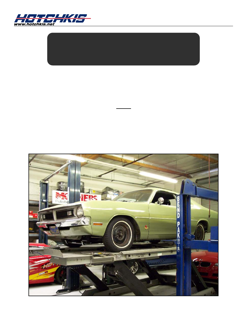 Sport sway bar kit 22386 | Hotchkis 80114 1973-1976 Dodge A-Body TVS System User Manual | Page 24 / 44