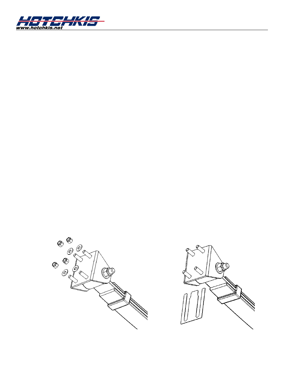 Raise the vehicle, Support the differential, Install the shims | Hotchkis 3003 Leaf Springs, Rear, Mopar Thrust Angle Shims User Manual | Page 3 / 7